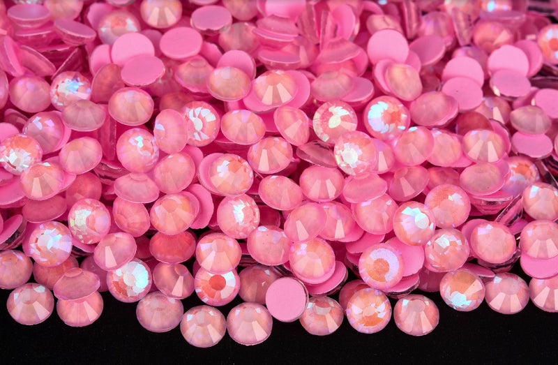 Strassit Lt. Pink Luminous, NON Hotfix, Basic-laatu